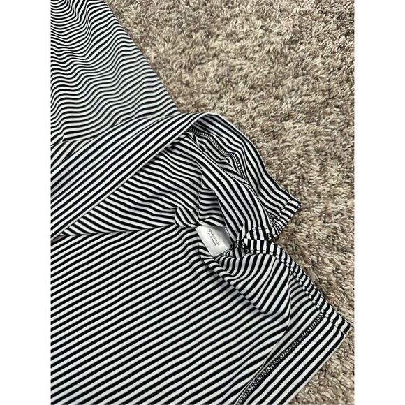 Peter Millar Summer Comfort Men’s XL Hemlock Performance Polo White/Black Stripe - Picture 6 of 10